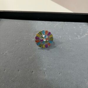 Colorful Floral Women's Ring